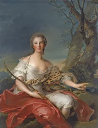 Madame Bouret portréja Dianaként