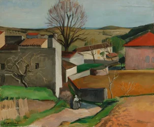 French Village (olaj, vászon)