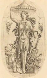 Nő hangszerrel