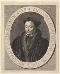 Christophe de Thou, a parlament első elnöke.