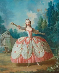 Barbara Campanini 1721-1799 portréja, La Barbarina néven ismert, 1721