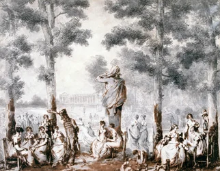A Tuileriák terasza, 1807