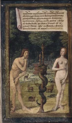 Ádám és Éva a Bastard Lettersből, kb. 1490-1510