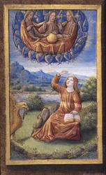 A Szentháromság Lettres bâtardesből, kb. 1490-1510