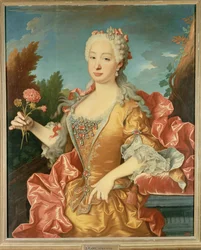 Dona Barbara de Braganza, VI. Ferdinánd spanyol király felesége (festmény, vászon)