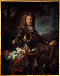 Charles Henri de Lorraine, Vaudemont hercegének (1649-1723) IV. Károly fiának portréja. Jean Ranc (1674-1735) festménye