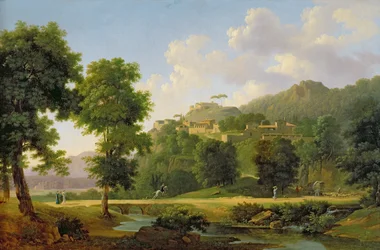 Táj lovassal, 1808-10 körül