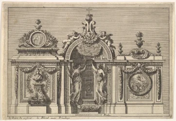 Tervezés egy tabernákulumhoz két változattal, forrás: Tabernacles à l