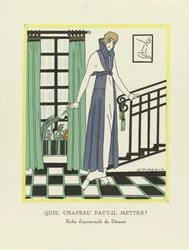 Milyen kalapot vegyek fel?, pub. 1914 (sablonnyomat)