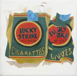 Zöld Lucky Strike csomagok (akril)