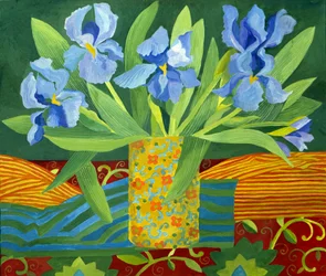 Írisz, 2014 (akril, vászon)