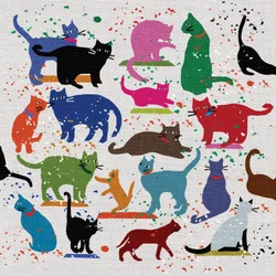 Cat Love, 2022 (vegyes technika)