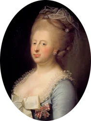 Caroline Matilda brit hercegnő 1751-1775, Dánia királynője, 1771 portréja