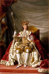 VII. Keresztély dán király portréja, 1789
