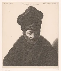 Alexandriai Philón portréja Philon le Juif (cím a tárgyon) Filozófusok és királyok mellszobra (sorozat címe)