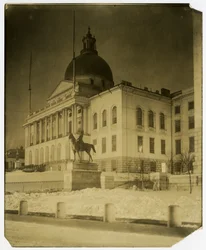 Capitol, Boston, Mass, Boston, USA, 1902-1910 körül (zselatin ezüst fotó)
