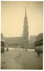 Park St Ch, Boston, USA, 1902-1910 körül (zselatin ezüst fotó)