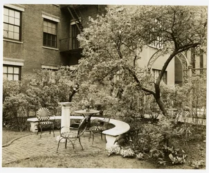 Női Mérnökklub Washington Square North?, Greenwich Village, New York, USA, 1939-40 körül (zselatin ezüst fotó)