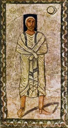 Ábrahám megkapja az ígéretet (tempera a gipszre)