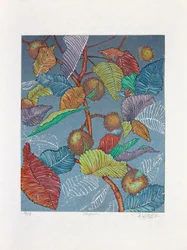 Autumn, 2019 (woodcut)
