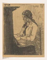 Laura Bacot zongorázik