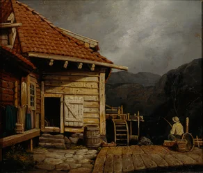 Svartidiket malom (olaj, vászon)