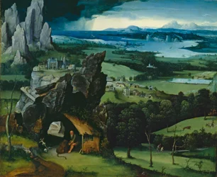 Táj Szent Jeromossal, 1516-7