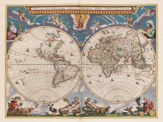 Le grand atlas, ou cosmographie Blauiane, en laquelle est exactement descritte le terre, la mer, et le ciel, vol.I.