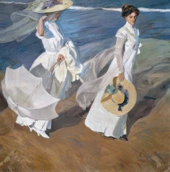 Séta a tengerpart mentén. 1909