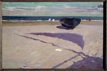 A csónak árnyéka. Joaquín Sorolla y Bastida (1862-1923) festménye, 1903, Madrid, Sorolla Múzeum