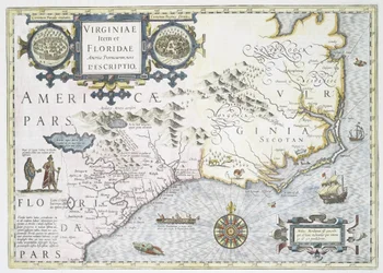 Amerika Virginia és Florida tartományának új leírása, 1636