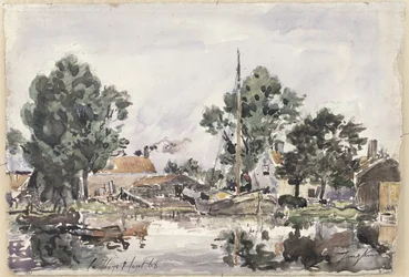 Egy csatorna Hágában, 1868