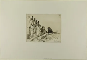 Houses Along the Canal, a hat metszetből álló könyvből, Hollandia látképei
