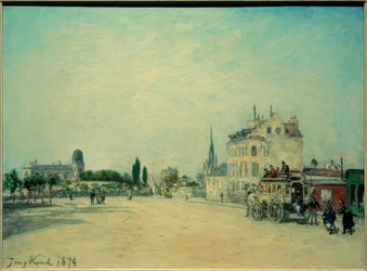 Stagecoach a Faubourg St. Jacques-on