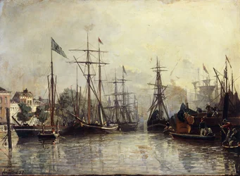 Rotterdami kikötő, 1857