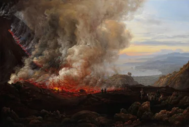 A Vezúv kitörése, 1824.