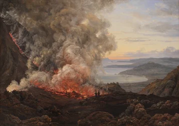 A Vezúv kitörése, 1821