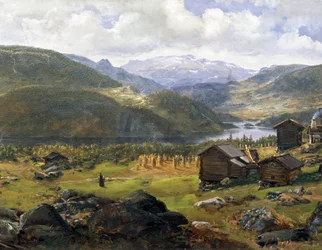 Johan Christian Clausen Dahl (1788-1857) norvég völgye, Norvégia 19. század