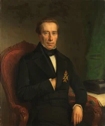 Johan Rudolf Thorbecke állam- és belügyminiszter portréja