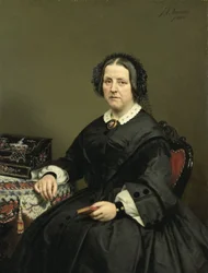 Wilhelmina Margaretha van den Bosch (1807-74). Gerard Johan felesége Lost van Themaat