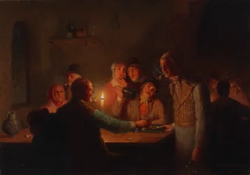 Holland taverna jelenet, 1846.