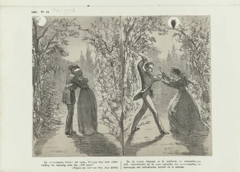 Rajzfilm a Hold hatásáról, 1865