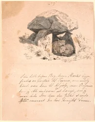 A bárányok. Illusztráció Kaalund "Fables for Children" című művéhez. Lásd a lapkatalógus megjegyzését.