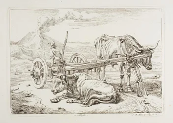 Nápolyban (ökrök és egy szekér Nápolyban)