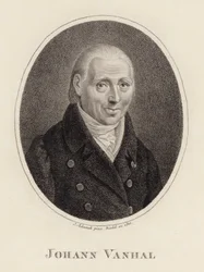 Johann Baptist Wanhal zeneszerző portréja 1739-1813, 1815.