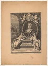 Portré van Rosina Elisabeth Bose
