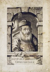 David Oppenheim 1664-1736 prágai főrabbi portréja