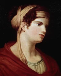 Therese Brunswick grófnő portréja. Grófnő, aki ihlette Ludwig van Beethovent (1770-1827) az Opus 27 2. számú holdfényszonátához. Giovanni Battista (1751-1830) festménye, olaj, vászon, 19. század eleje. Beethoven születési helye, Bonn (Németország)