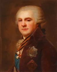 Alekszandr Nyikolajevics Szamoilov gróf portréja 1744-1814, 1796 után