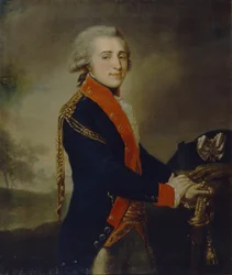 Artemy Ivanovich Lazarev gróf portréja 1768-1791, 1790-es évek